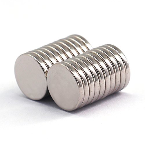 50 viên nam châm viên trắng 14x2mm - loại nam châm trắng đất hiếm lực hút mạnh