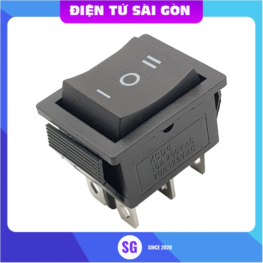 Công tắc 6 chân đảo chiều KCD4