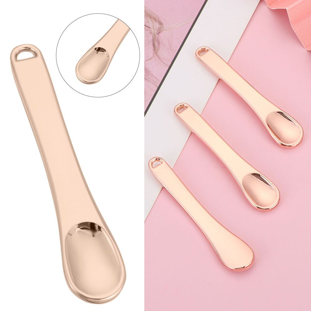 Muỗng Kim Loại Mini Nhiều Màu Sắc Chăm Sóc Da Mặt