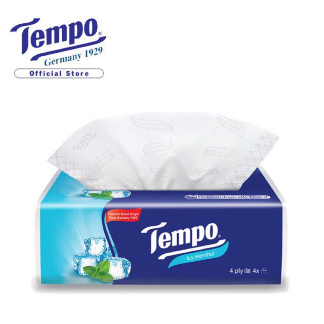 KHĂN GIẤY RÚT TEMPO SOFTPACK 90 TỜ KHÔNG MÙI