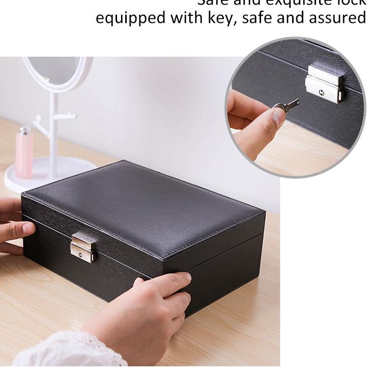 Hộp Đựng Trang Sức Bằng Da Hình Trái Tim / Hộp Đựng Trang Sức / Nhẫn / Hộp Trang Sức 2 Cấp Độ / Hộp Đựng Trang Sức / Hộp Đựng Trang Sức / Hộp Đựng Trang Sức / Hộp Đựng Trang Sức / Dây Chuyền / Hộp Đựng Trang Sức / Đồng Hồ Hộp Đựng Trang Sức / Đồng Hồ / Hộ