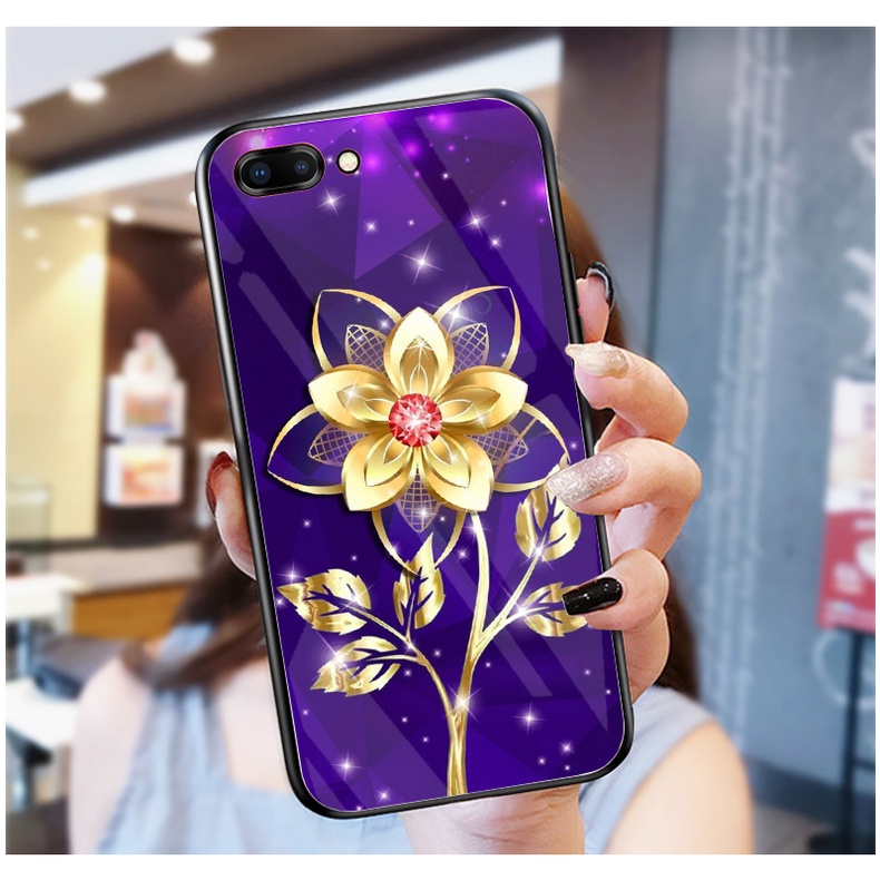 Ốp Lưng OPPO A3s, A12E, A5 Ốp kính bóng cao cấp mới nhất