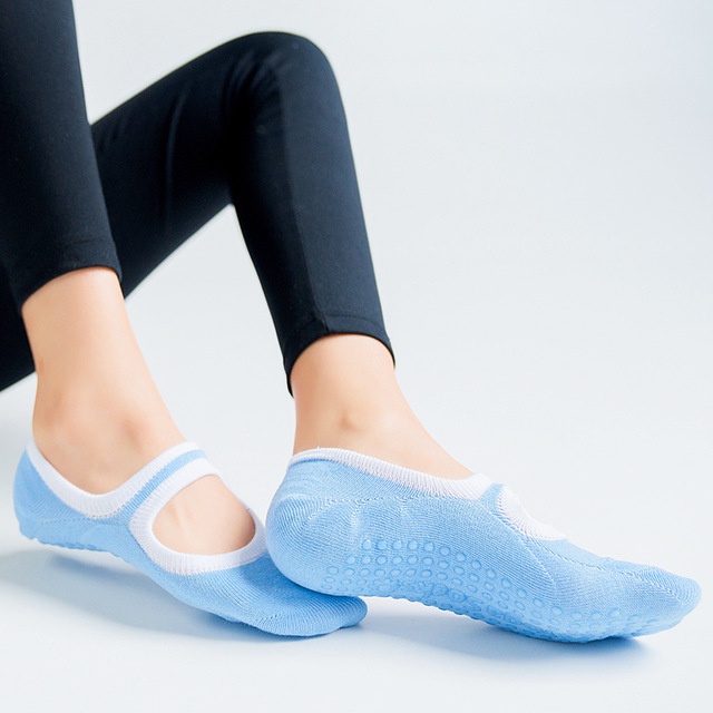 Vớ Cotton Có Đệm Lót Chống Trượt Nhanh Khô Thoáng Khí Chất Lượng Cao