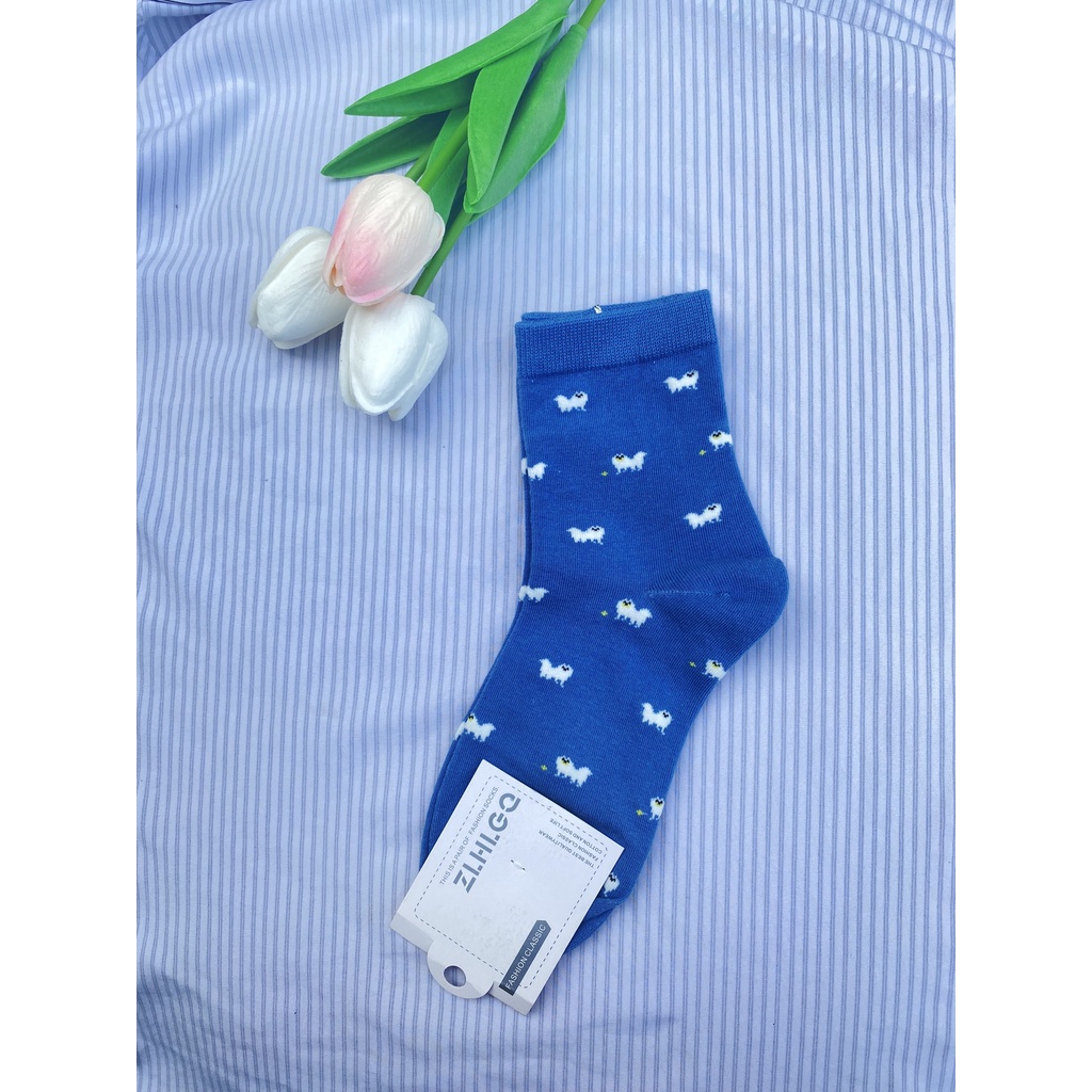 Vớ nữ Mivino tất cổ cao hàn quốc xanh trẻ trung năng động TN219