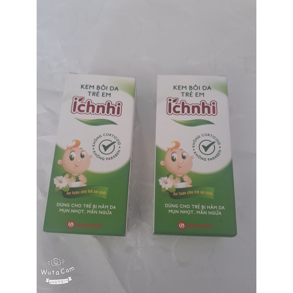 Kem bôi da ÍCH NHI, giảm ngứa và sưng do muỗi đốt, côn trùng cắn ở trẻ, làm mát da và làm dịu vết rôm sảy, hăm tã