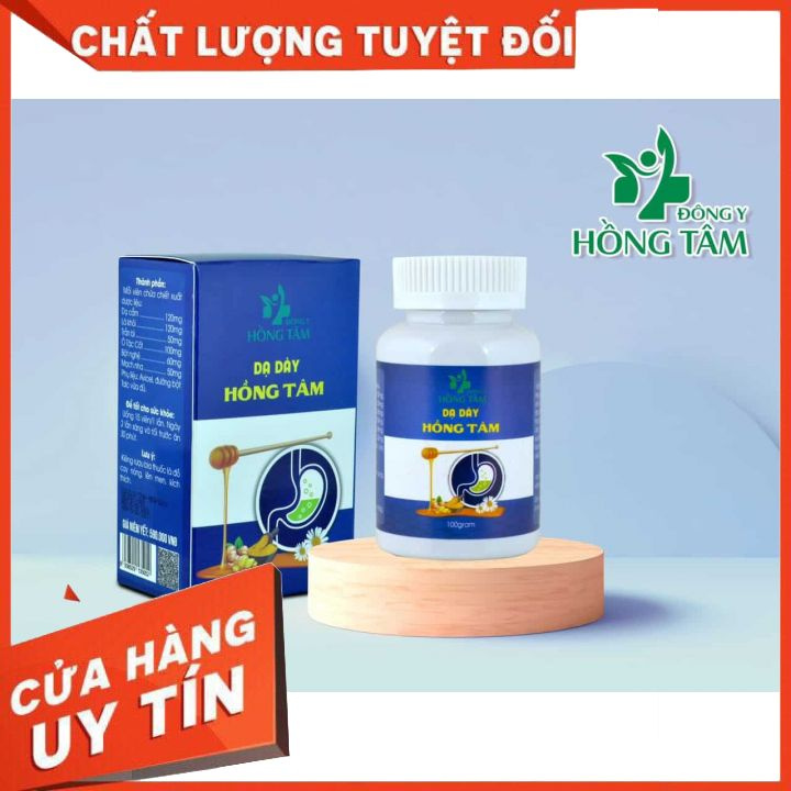 Viên uống thảo dươc_ Dạ dày Hồng Tâm cách chữa đau dạ dày, trào ngược dạ dày, viêm loét dạ dày, trung hòa axit dạ dày