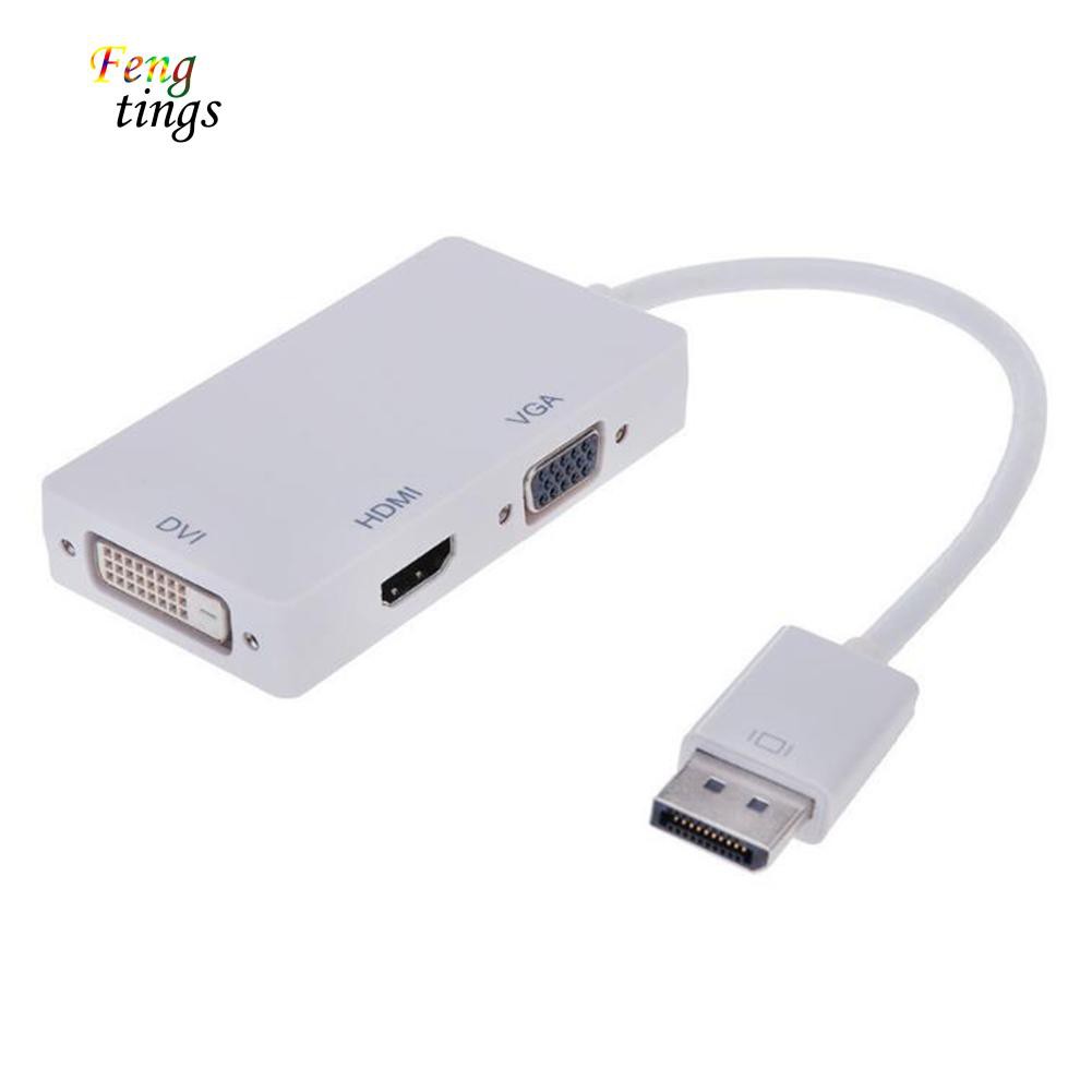 Thiết bị chuyển đổi từ cổng DP sang HDMI/DVI/VGA 3 trong 1 chuyên dụng