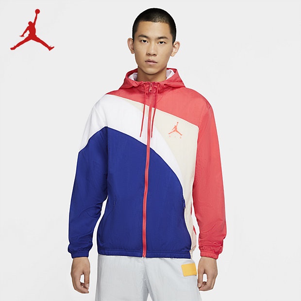 Áo Khoác Thể Thao Nike Jordan Ck6867 Có Mũ Trùm Chống Gió Thời Trang Cho Nam