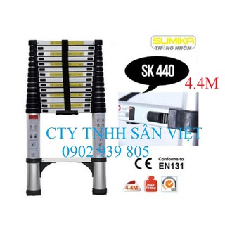 Sumika thang nhôm rút đơn 4.4m-màu đen-sk 440 - lhệ gian hàng để nhận km ạ