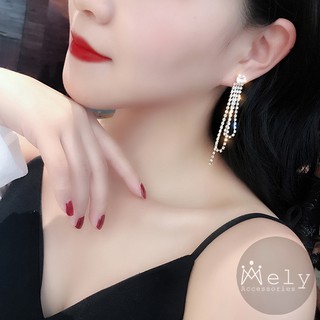 BÔNG TAI DÀI ĐÍNH ĐÁ - MELY 953