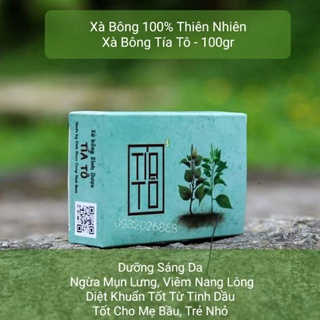 Xà Bông Sinh Dược Tía Tô - Ngừa Mụn Lưng