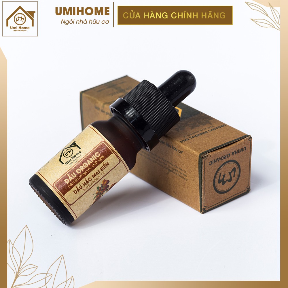 Dầu Hắc Mai Biển phục hồi tái tạo da hữu cơ UMIHOME nguyên chất | Sea buckthorn oil 100% Organic 10ML