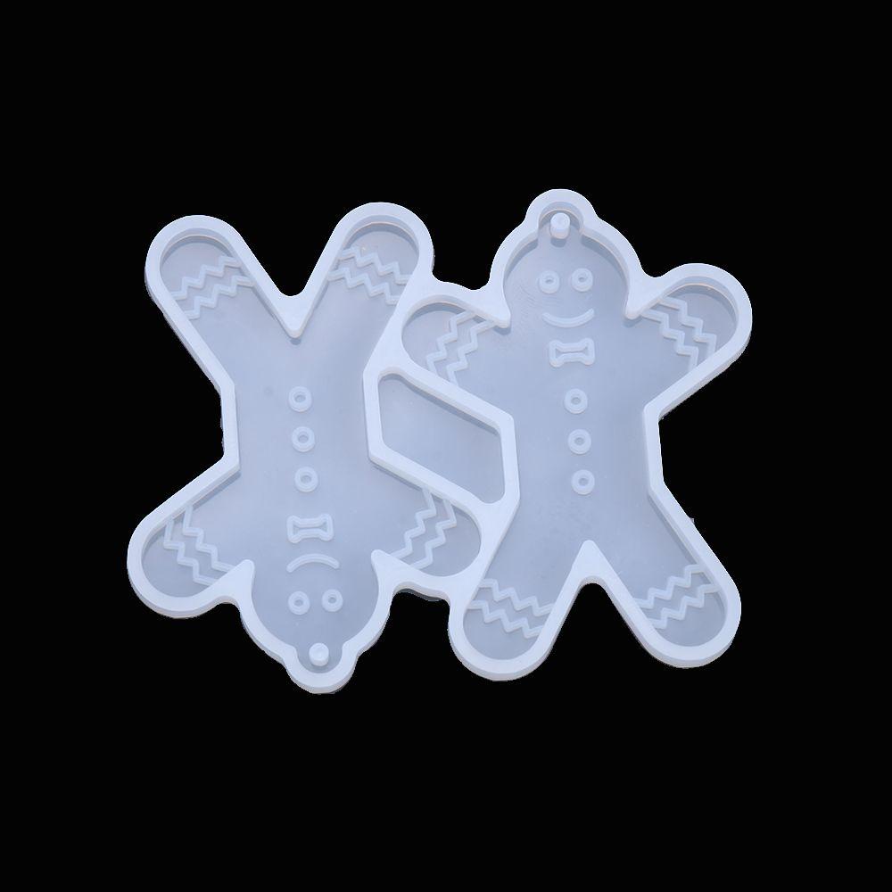 Khuôn Silicone Làm Bông Tai Resin Hình Ông Già Noel Và Bông Tuyết