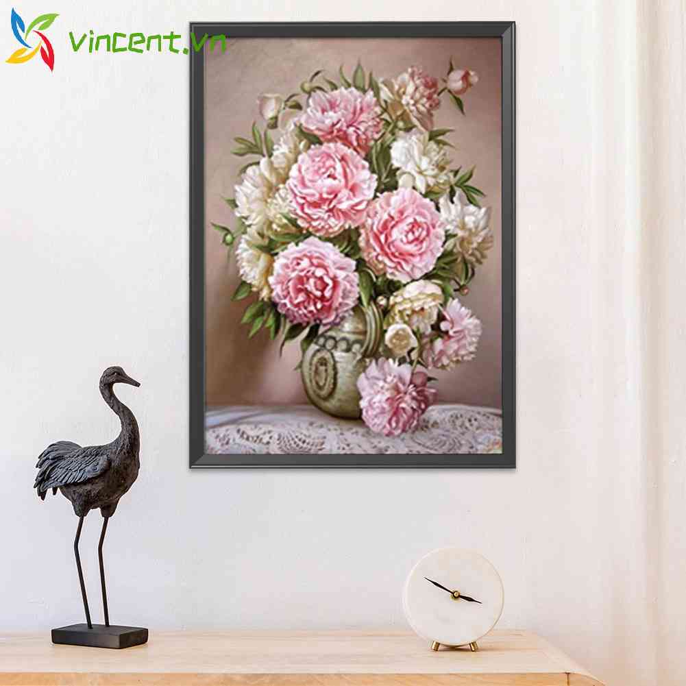 Bộ Chỉ Thêu Chữ Thập 11CT DIY Hình Bông Hoa