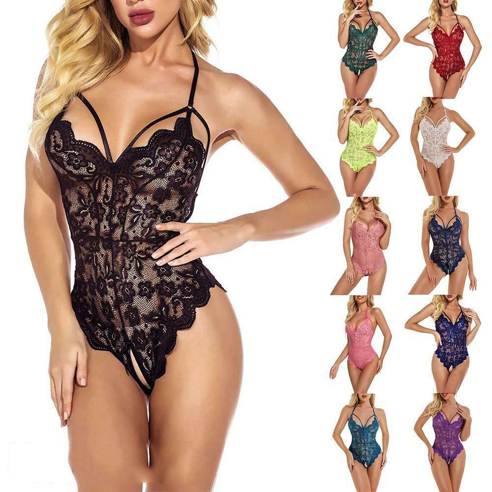 Bộ đồ lót áo liền quần bằng ren trong suốt quyến rũ cho nữ
 | BigBuy360 - bigbuy360.vn