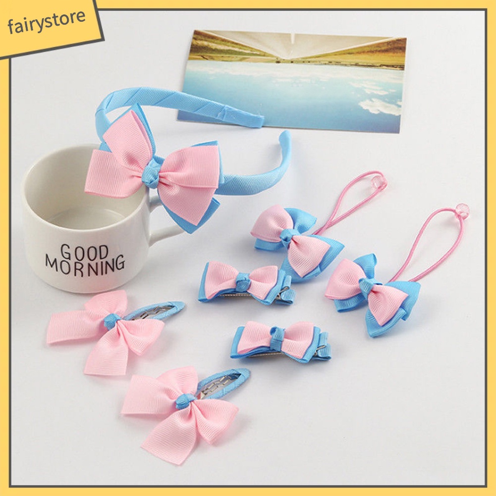 Kẹp Tóc Nơ Chấm Bi Dễ Thương Cho Bé Gái