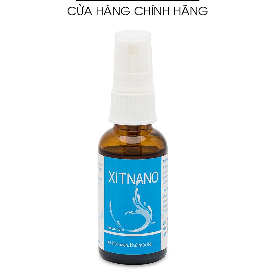 Xịt hôi nách, khử mùi hôi cơ thể, hôi chân XITNANO - Chai 30ml