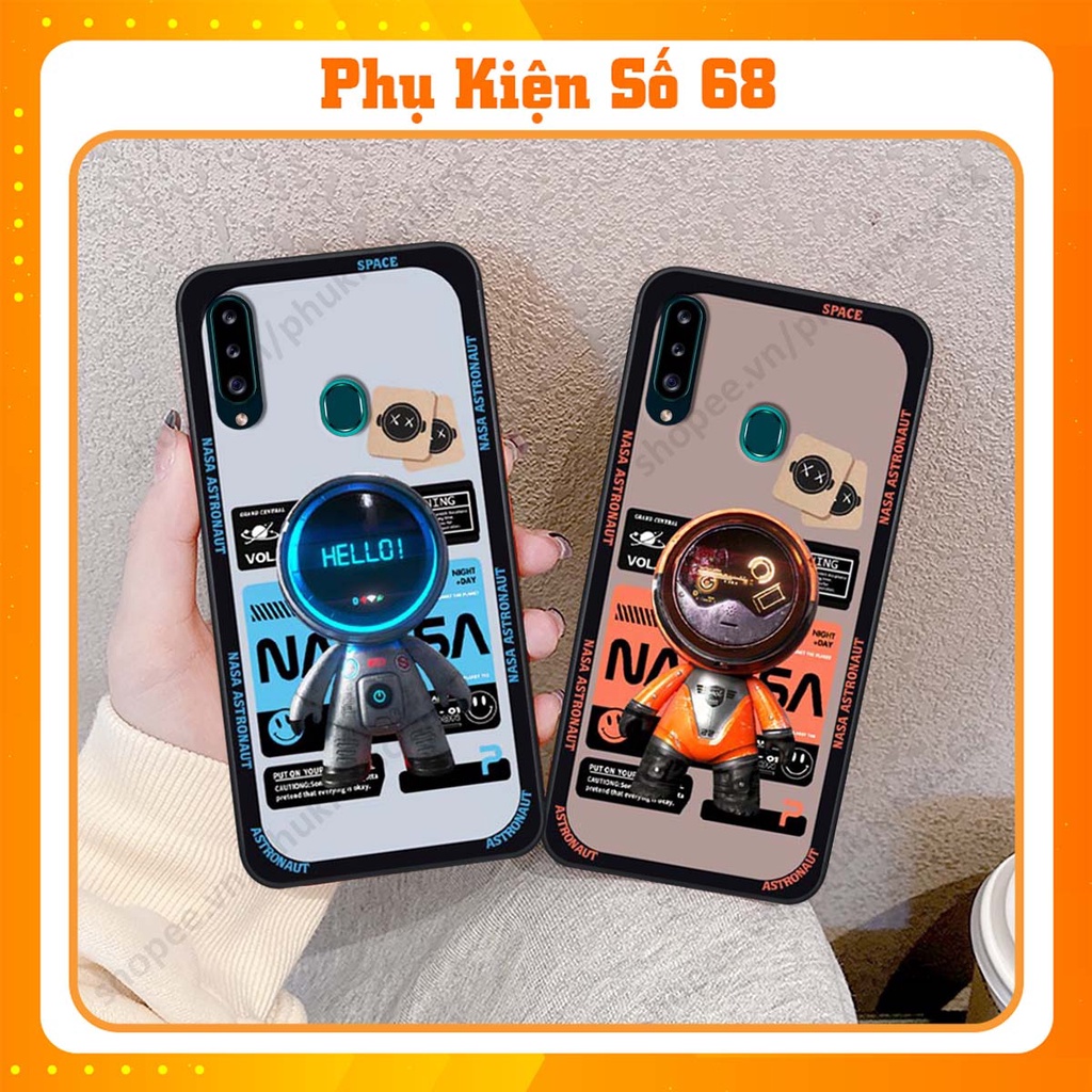 Ốp lưng Samsung A20s hình người máy, robot nasa đáng yêu dễ thương