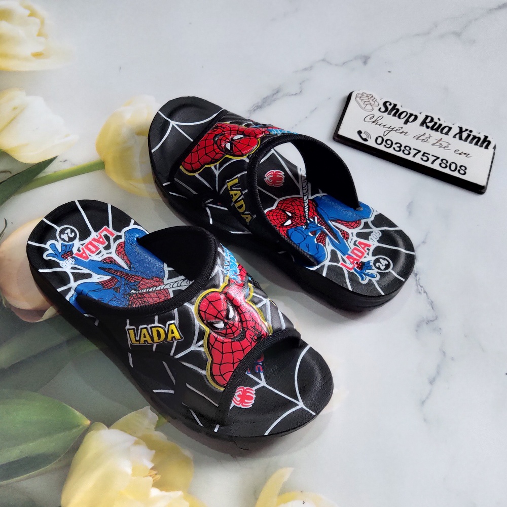 Dép siêu nhân cho bé trai , dép lê cho bé đi chơi đi học 9632