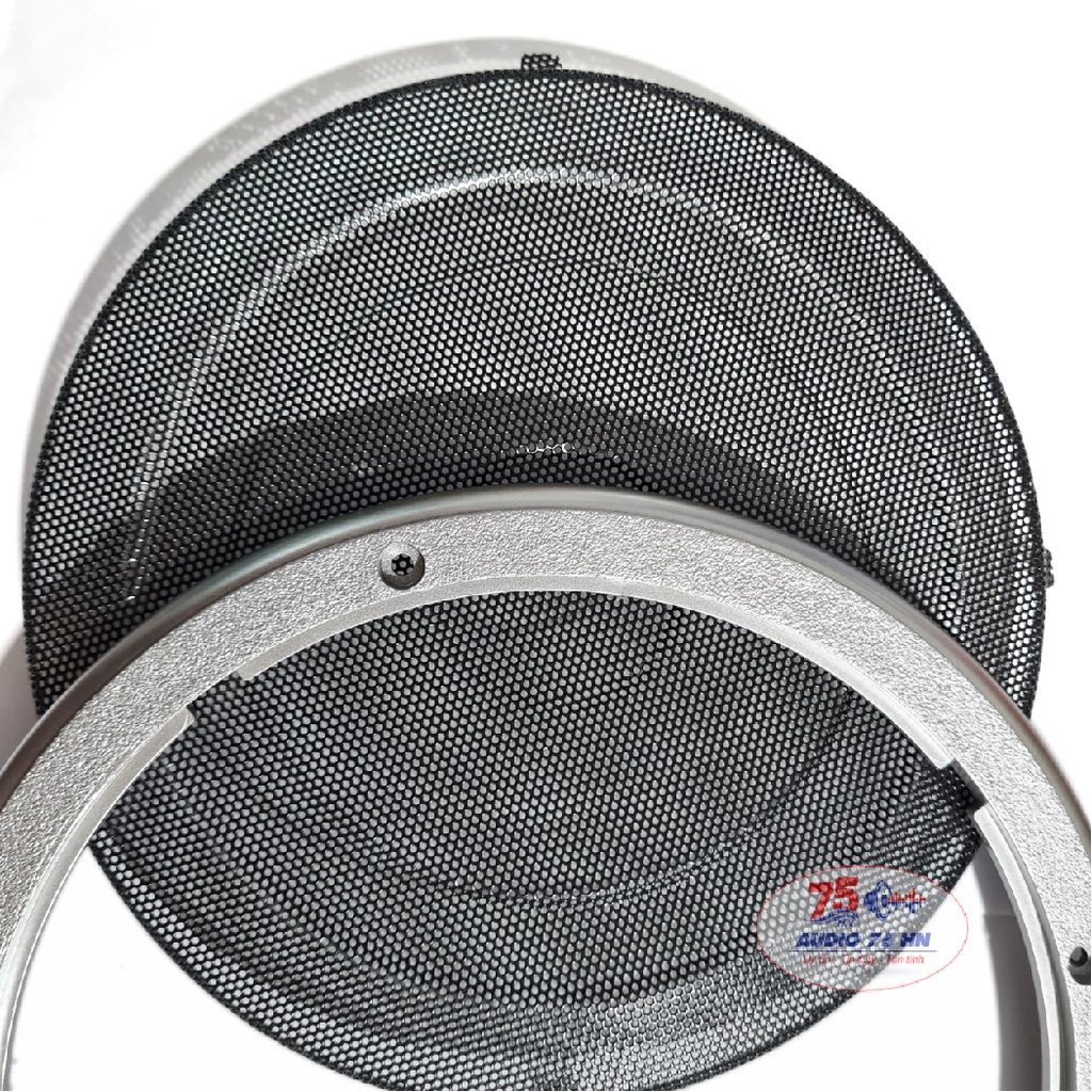 Màng lưới bảo vệ loa loại 6.5inch và 8inch - Mặt nạ bảo vệ loa màu bạc cao cấp,  lưới tản nhiệt loa ô tô