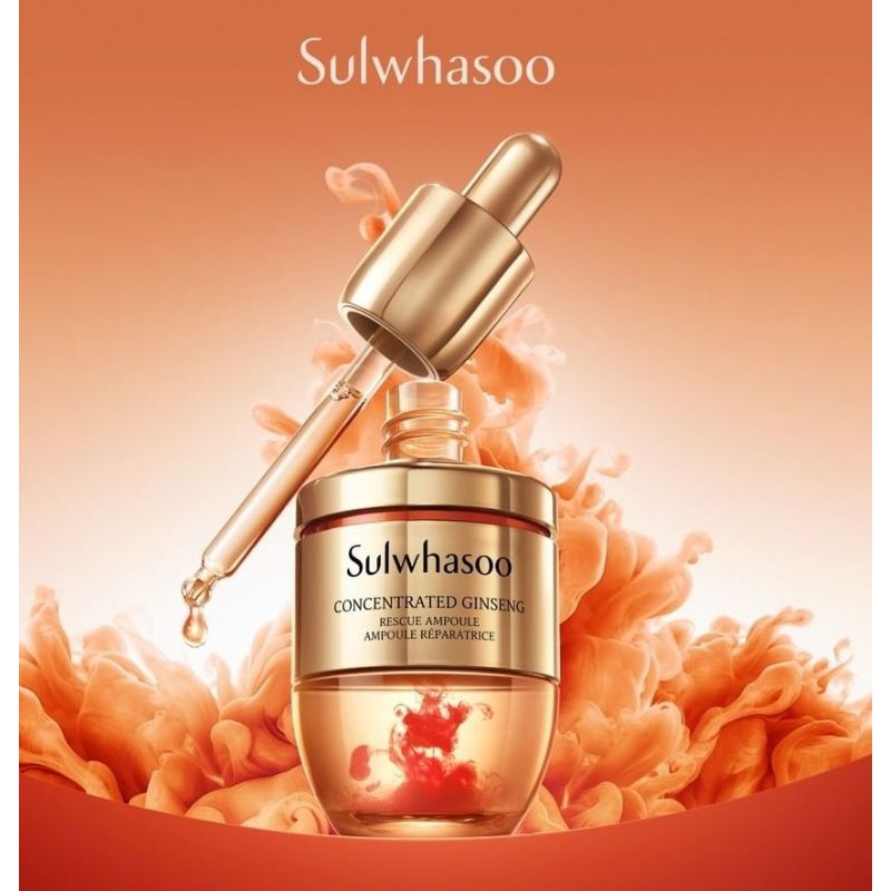 Tinh chất nhân sâm sulwhasoo phục hồi giải cứu làn da tức thì Concentrated Ginseng Ampoule 20g