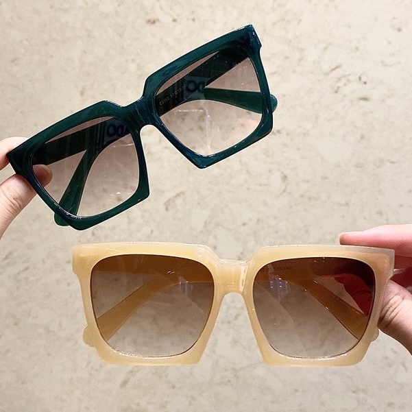 Kính mát vuông chống tia UV400 thiết kế thời trang cho nữ