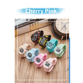 Bơi không thấm nước đồng hồ học sinh hoạt hình trẻ em điện tử LED trung học cơ sở thể thao dễ thương