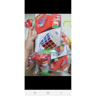 combo rubik tặng kèm rubik móc khóa và đế