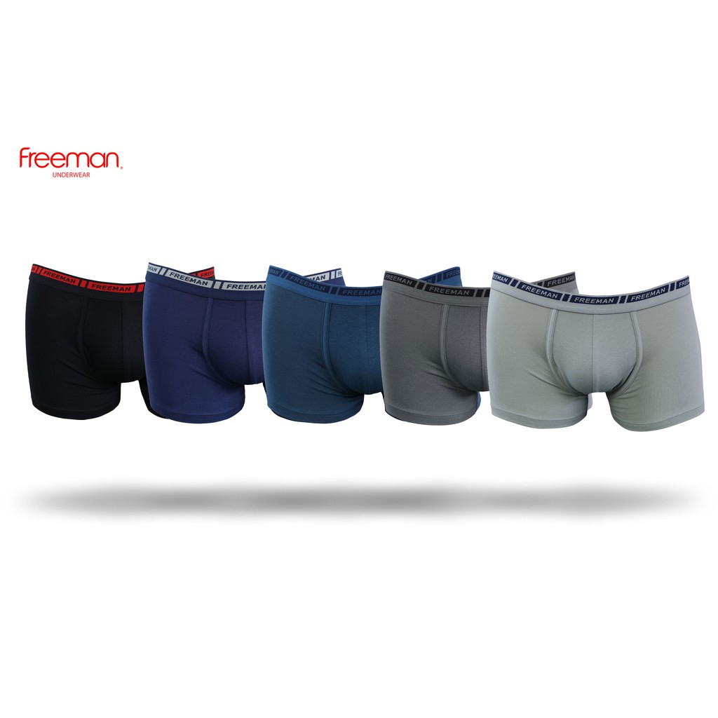 COMBO 5 QUẦN BOXER NAM COTTON - FREEMAN 766