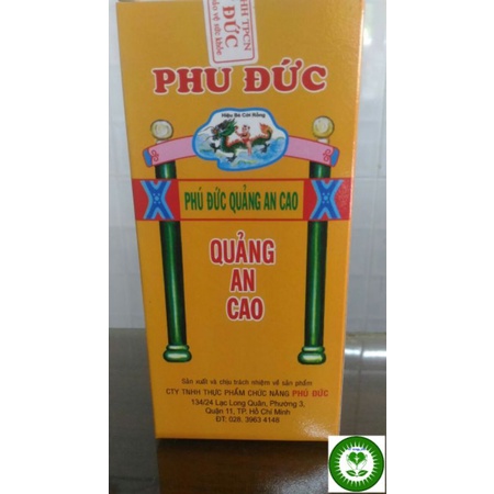 Phú đức Quảng An Cao - đau họng , ho