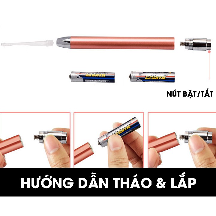 Lấy Ráy Tai Có Đèn 2 In 1 Korea Cao Cấp (Full Boxx)