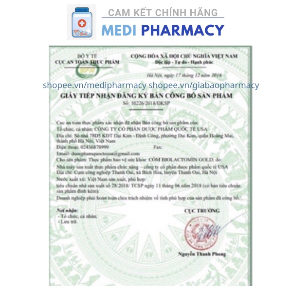 Cốm Bilolactomin Gold cân bằng hệ tiêu hóa, giảm táo bón, hỗ trợ ăn ngon