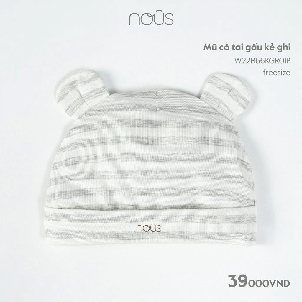 [FULL] Phụ kiện sơ sinh Nous - 1 đôi bao tay bao chân / 1 mũ sơ sinh Nous (newborn / sơ sinh / NB)