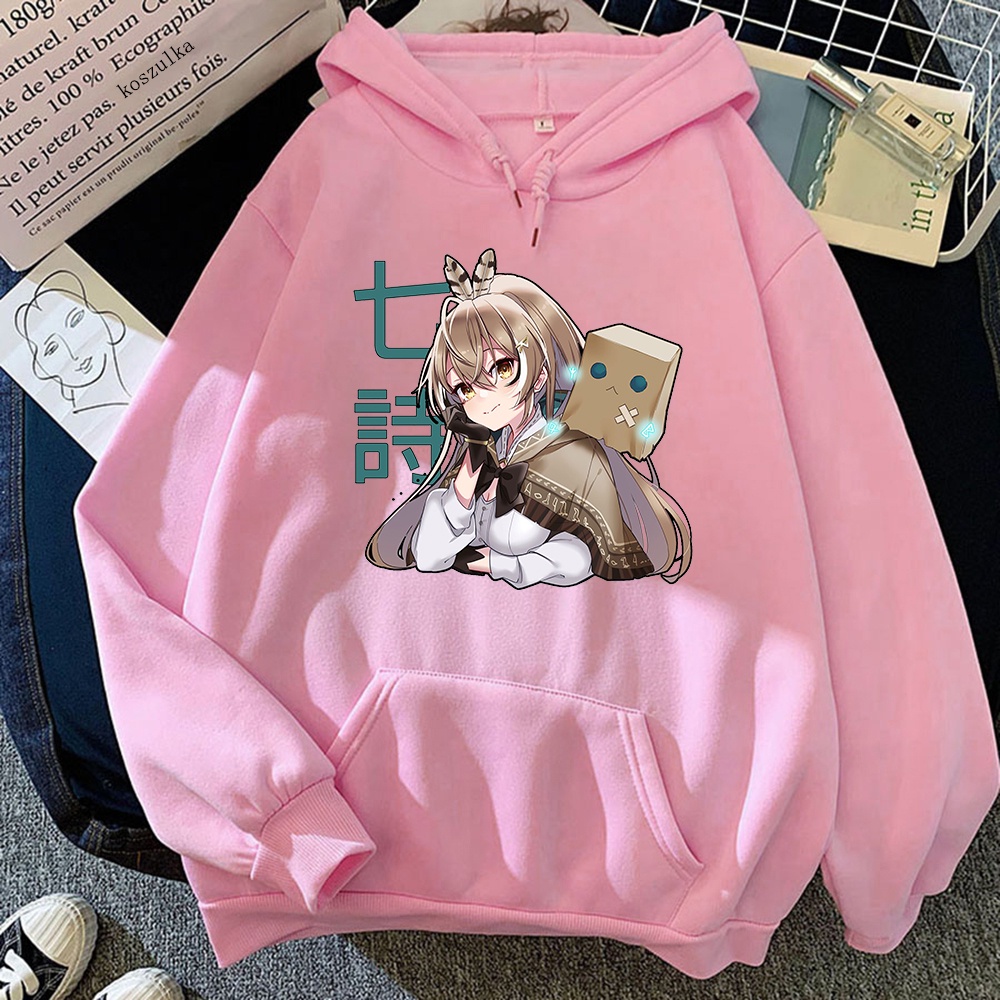 Hololive Nanashi Mumei Áo hoodie Họa Tiết Dễ Thương Phong Cách Harajuku Ấm Áp Cho Nam Và Nữ