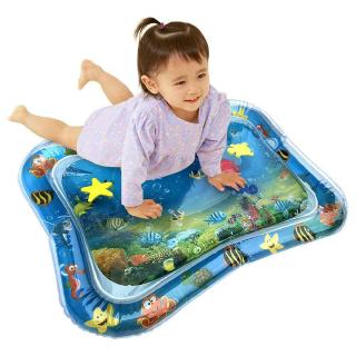 Inflatable Baby Water Play Mat Kids Patted Pad Tummy Time Infants Playmat