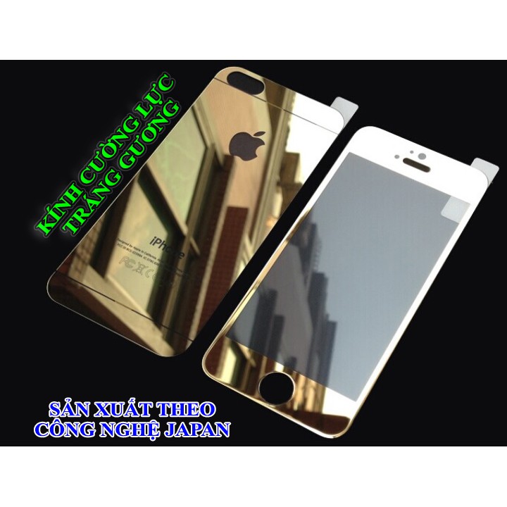 Kính cường lực tráng gương iPhone I4/4S, I5/5S, I6/6S I6+/6S+