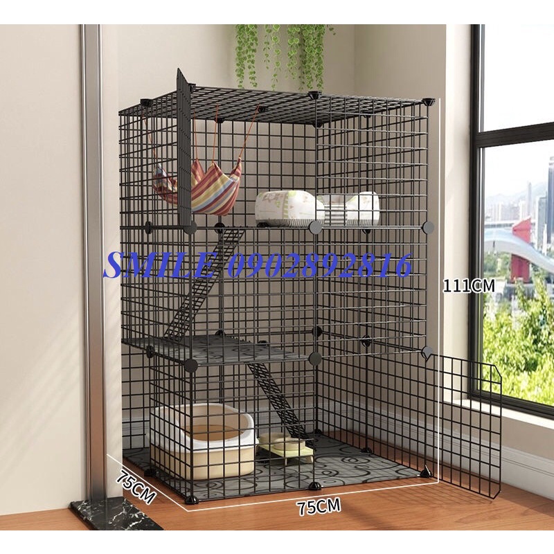 {TẶNG KÈM CHỐT} Bán Lẻ Tấm Lưới Thép Ghép Chuồng Và Phụ Kiện Cho Thú Cưng Pet Cưng Nhiều Kiểu