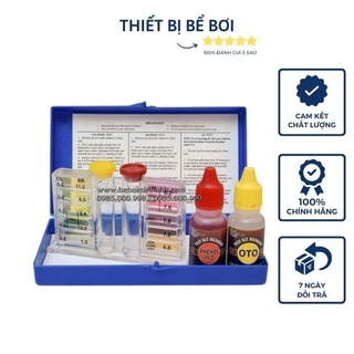 Bộ test thử ph - clo cho bể bơi, hộp thử nước bể bơi