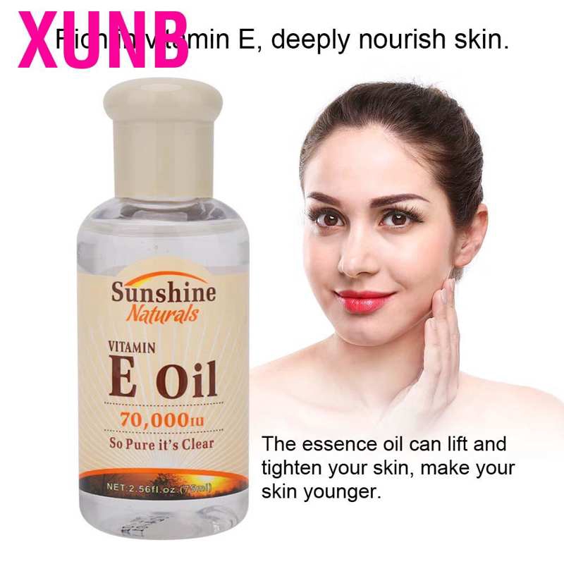 xunb Tinh dầu vitamin E dưỡng ẩm làm trắng chăm sóc da 75ml | BigBuy360 - bigbuy360.vn