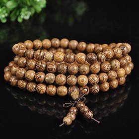 Vòng Phong Thủy Bằng Gỗ,Chuỗi Đeo Tay Tràng Hạt 8 Li Thơm Nhẹ Mùi Gỗ Tự Nhiên Phụ Kiện Thời Trang Nam Nữ