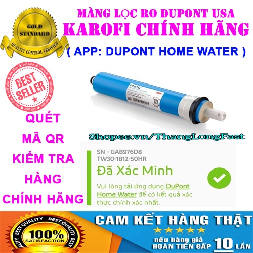 Màng RO Hàn Quốc KAROFI MEMBRANE 100GPD - LÕI LỌC NƯỚC RO ĐÚC KAROFI HÀN QUỐC
