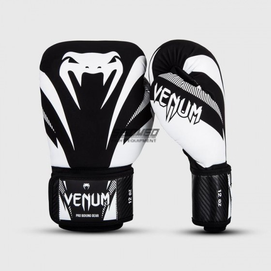 Găng Venum Impact Boxing Gloves - Black/White