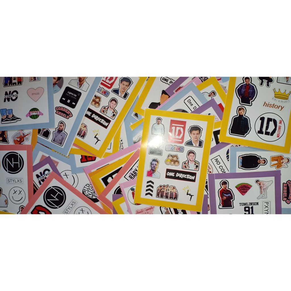 Sticker Dán Trang Trí Hình One Direction A6