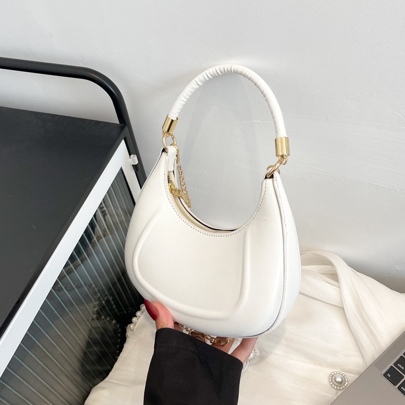 Túi Xách Đeo Vai Màu Trơn Đơn Giản Thời Trang Cho Nữ