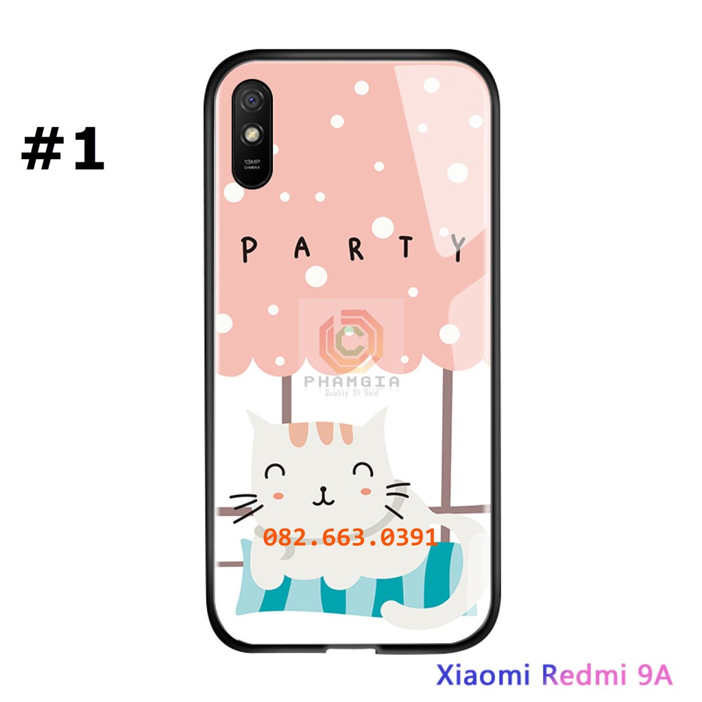 Ốp lưng Xiaomi Redmi 9A dẻo in hình mèo siêu sắc nét, in hình theo yêu cầu