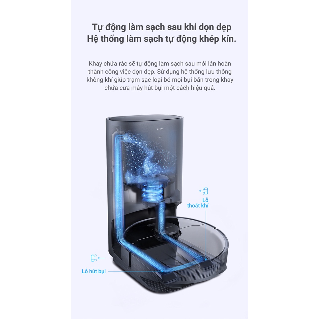 Xiaomi Dreame Bot Z10 Pro Robot Hút Bụi Lau Nhà Lực hút 4000 Pa - Bản Quốc Tế