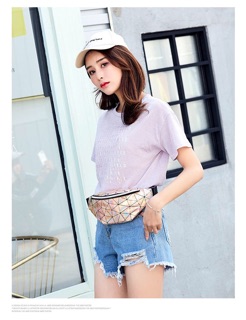 Túi Đeo Chéo Bao Tử Da Bóng