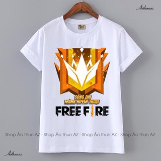 Áo thun Free Fire in logo Rank Đại Kiện Tướng - Mẫu mới F2399