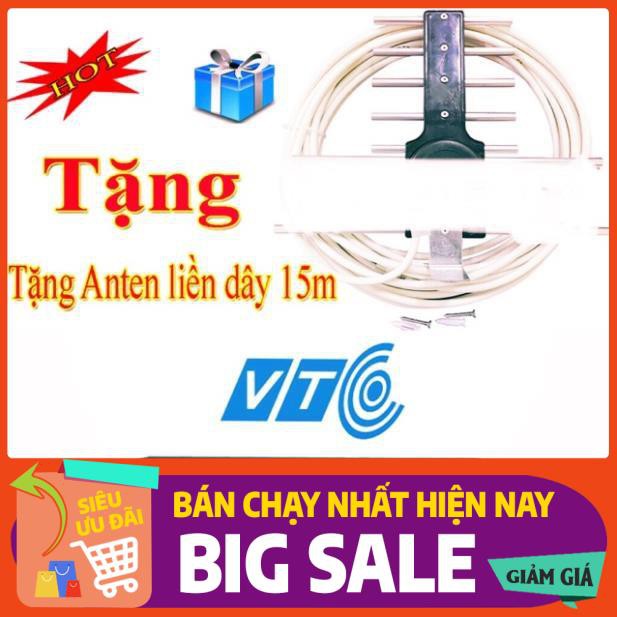 Đầu thu truyền hình kỹ thuật số DVB T2 - DVB T2 VTC T201 tặng dây anten 15m