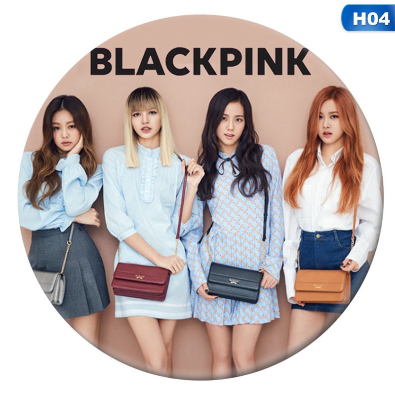 Huy hiệu cài áo hình nhóm nhạc Kpop Blackpink độc đáo